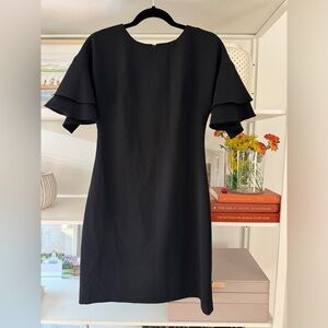 White House Black Market Crepe Little Black Dress, 0